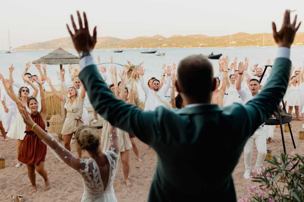 Mariage sur la plage, endroit de soirée mariage