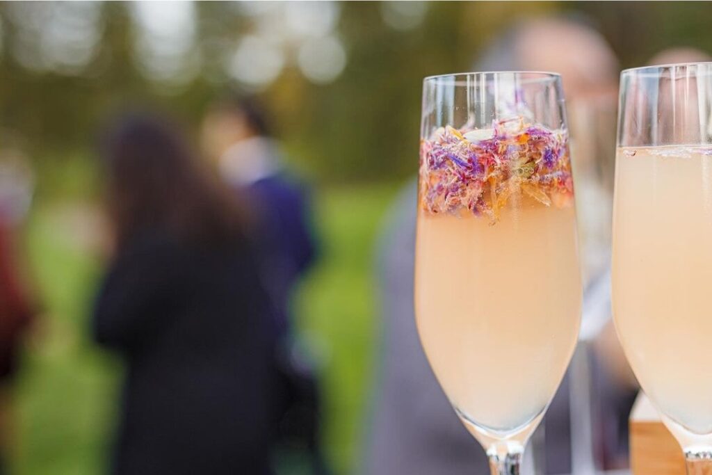 cocktail à base de fleurs