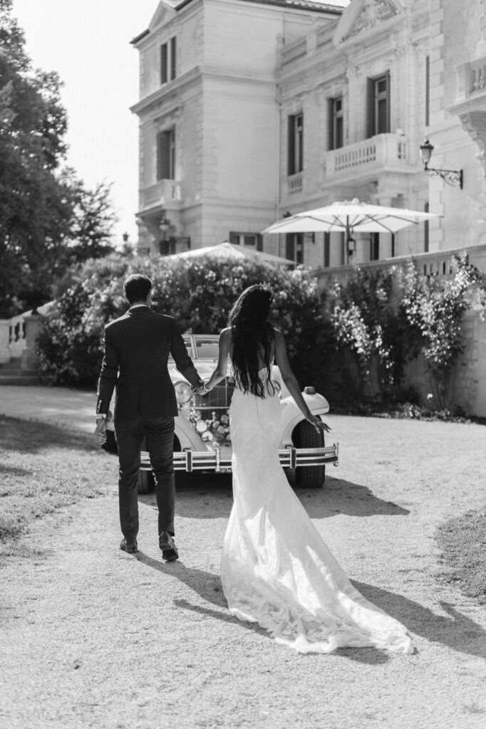 photos noir et blanc, lieu d'excellence, château des 3 fontaines,