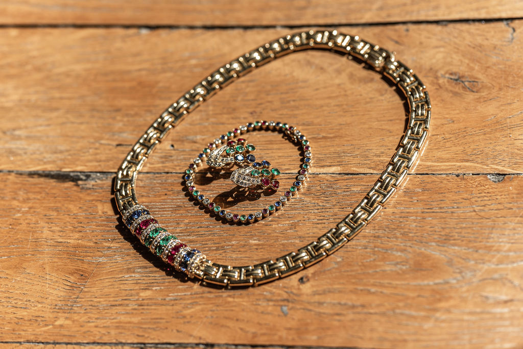 bijou, bijoux, bijou ancien, bijoux anciens, bracelet, collier, bijou coloré