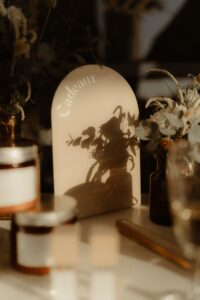 cadeaux, cadeaux invités, mariage, bougie, fleurs, décoration, miel, surprise