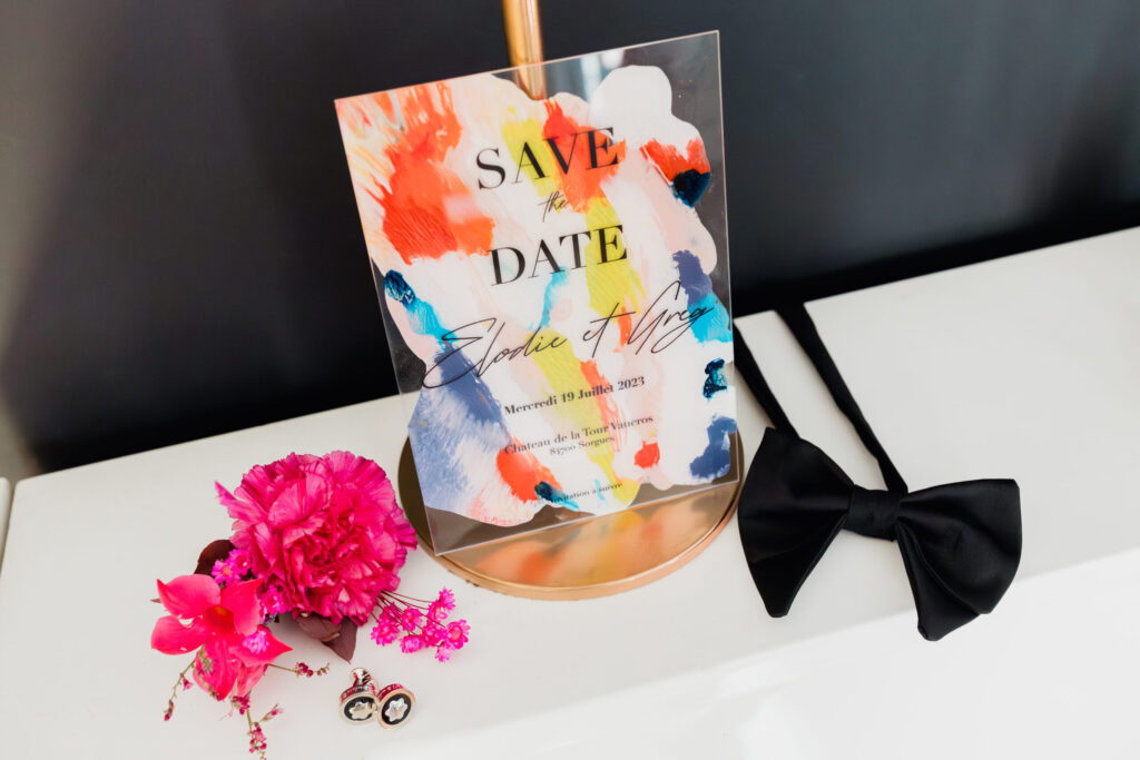 save the date, plexi, couleur, annonce mariage,