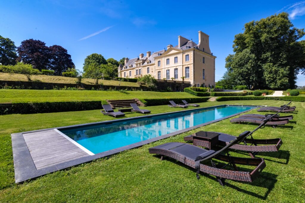 Chateau villers bocage jardin en normandie