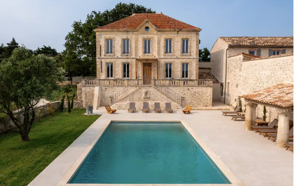 mariage drome, domaine du bijoutier , piscine, domaine de mariage