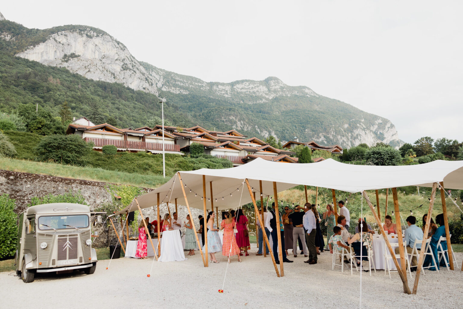 welcome dinner, food truck, tente nomade, tente de mariage