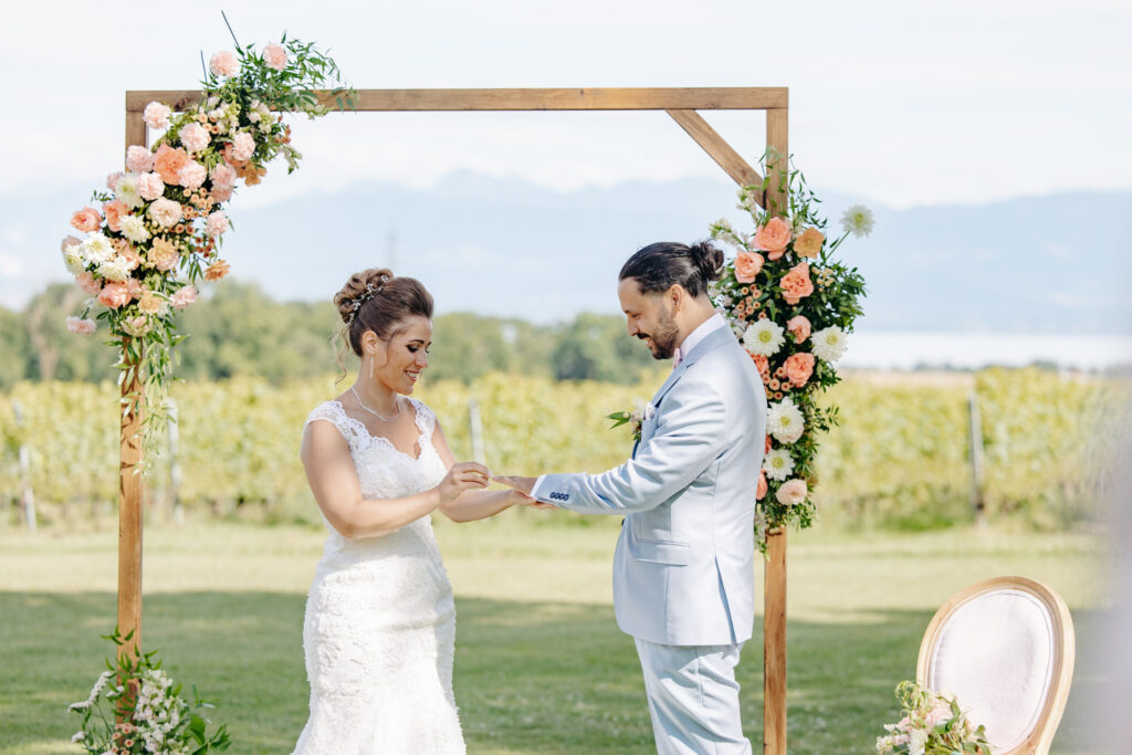 mariage, vigne, domaine de la capitaine