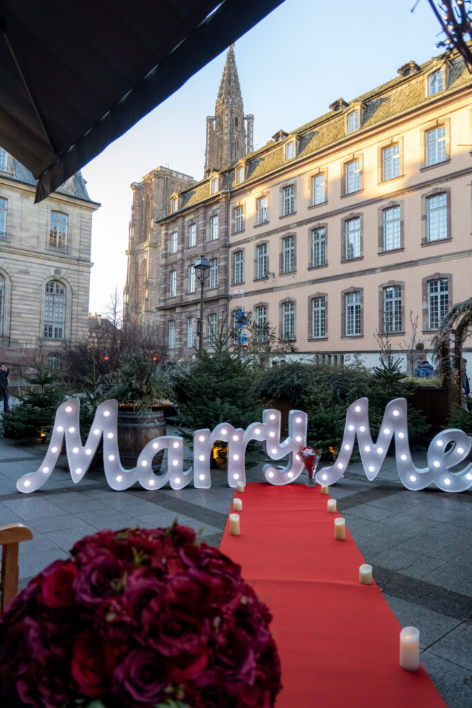 Faire sa demande en mariage à Strasbourg