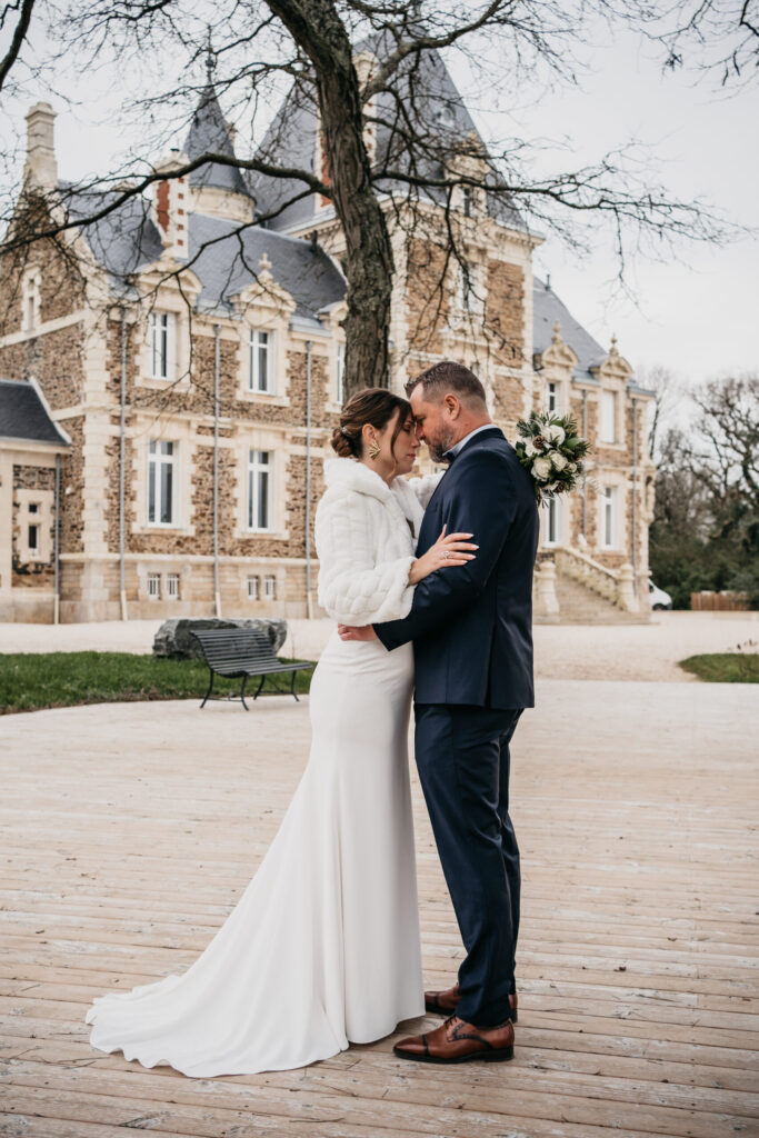 lieu mariage pays nantais couple mariés séance couple