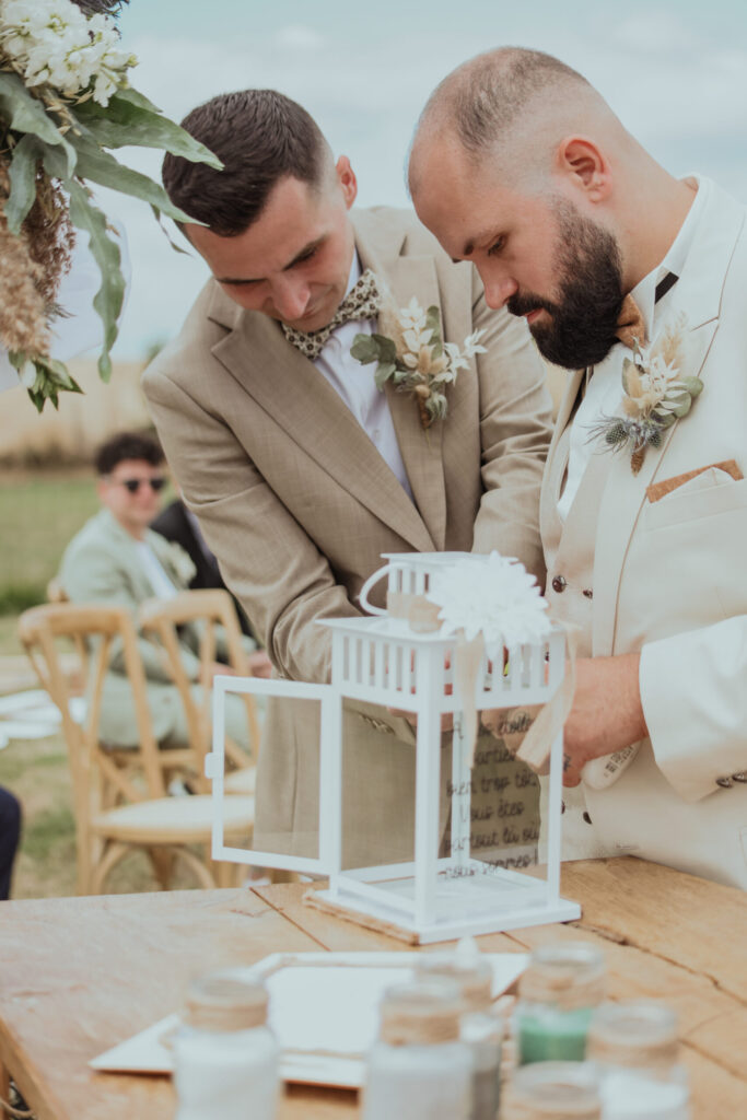 couple LGBTP+ cérémonie laïque rituel