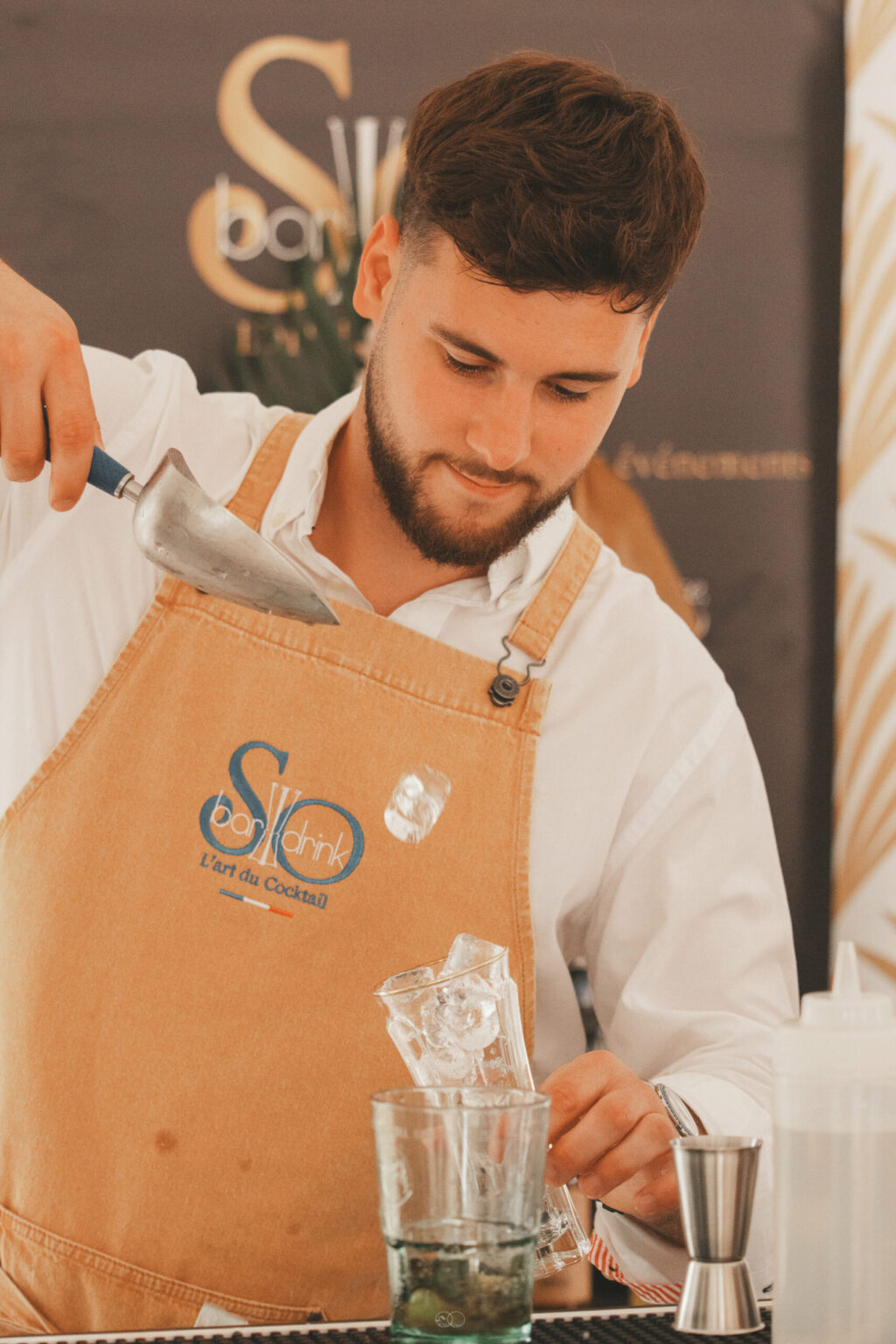 bar à cocktail, so bar so drink, vin d'honneur, mojito, glaçon