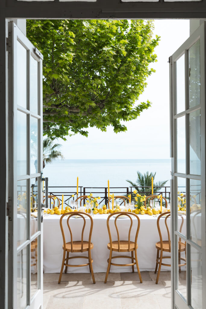 mariage cote d'azur, vue mer