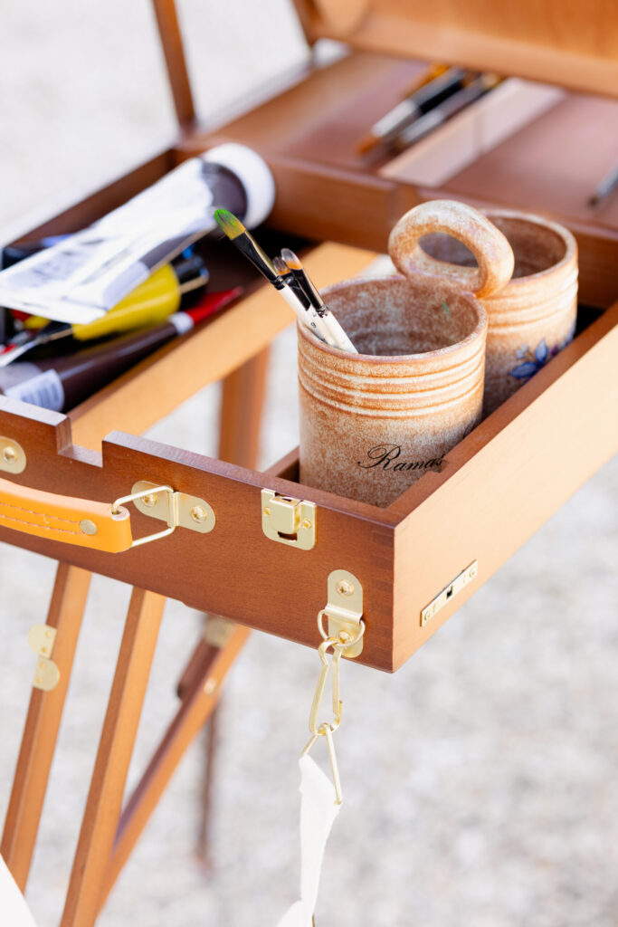 live painting mariage