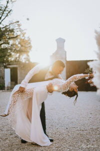 mariage automnal photo couple